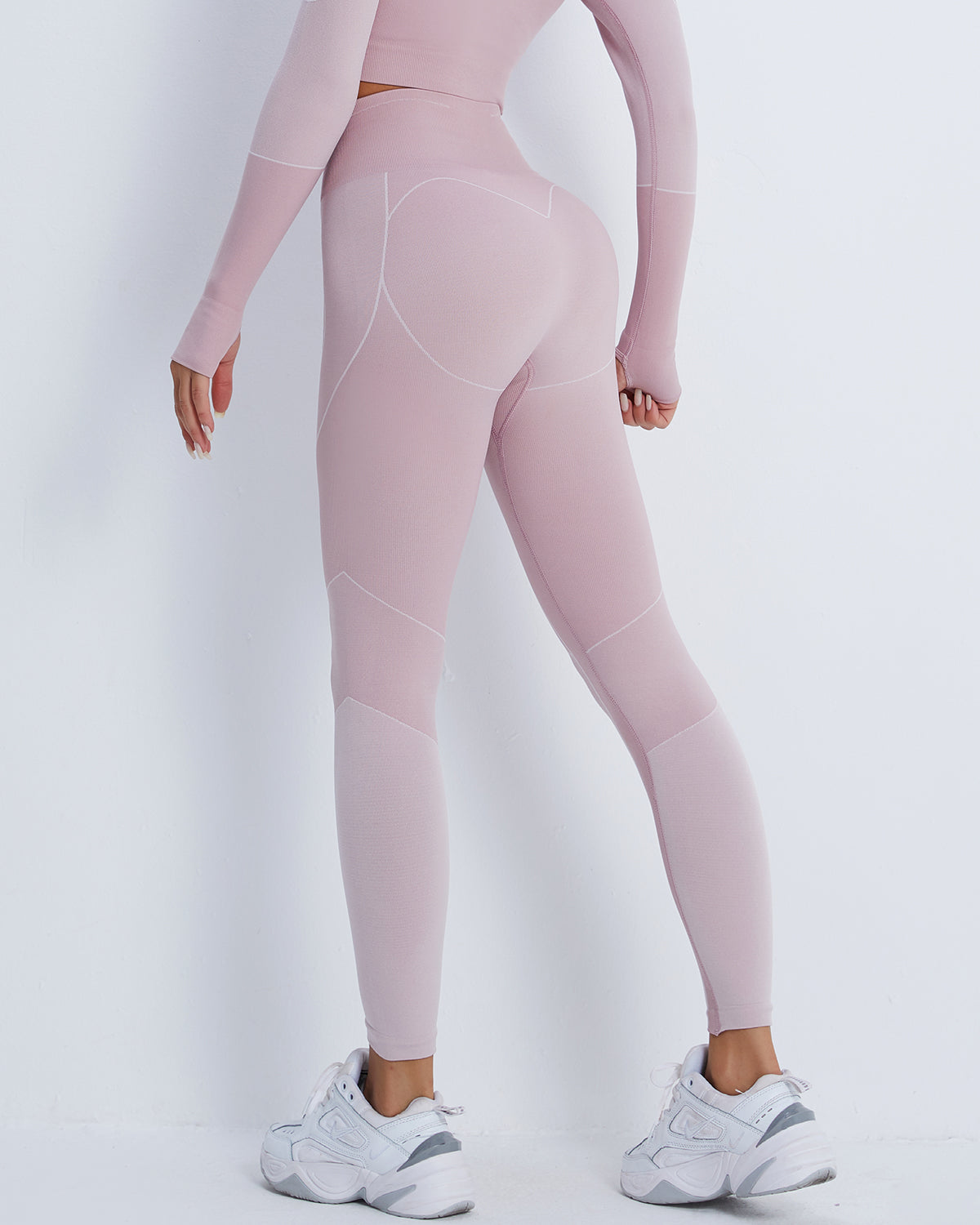Leggings senza cuciture Stealth Crew - Rosa