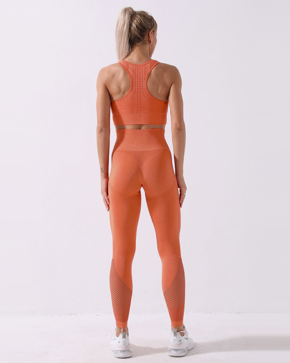 Leggings senza cuciture Terra - Arancione
