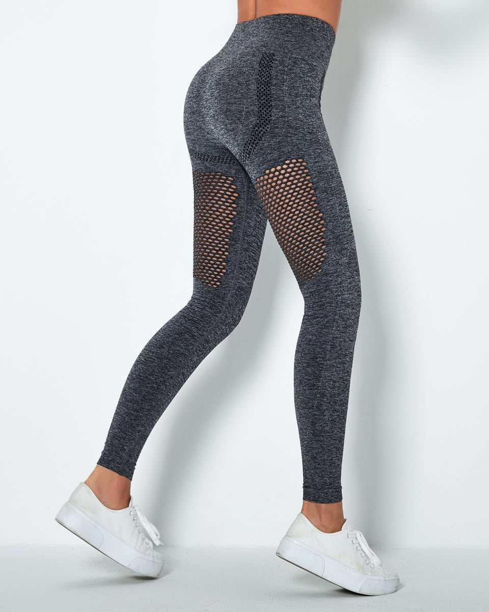 Leggings senza cuciture Vitality - Grigio scuro