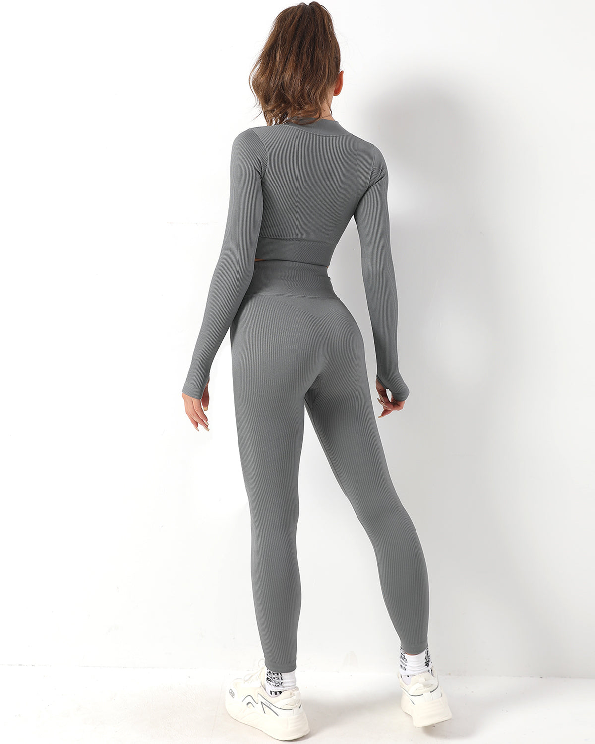 Leggings senza cuciture Wella - Grigio