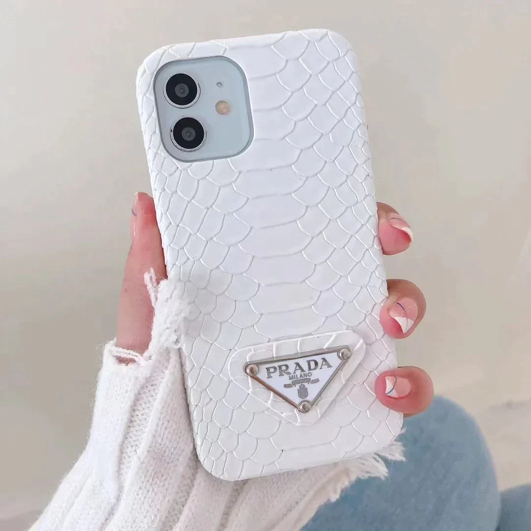 Custodia Galaxy in pelle di serpente per Samsung