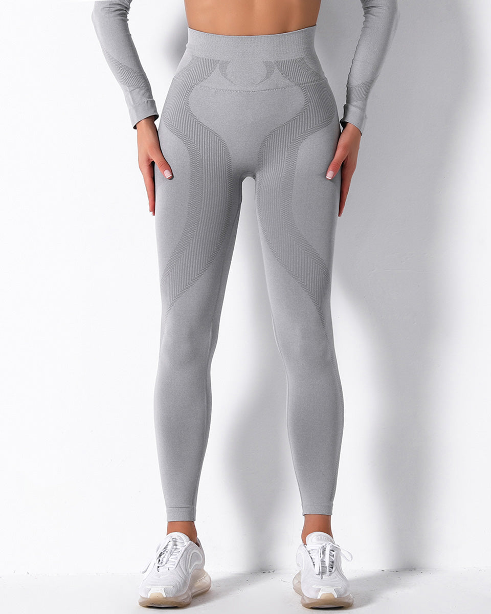 Leggings senza cuciture Wilder - Grigio chiaro