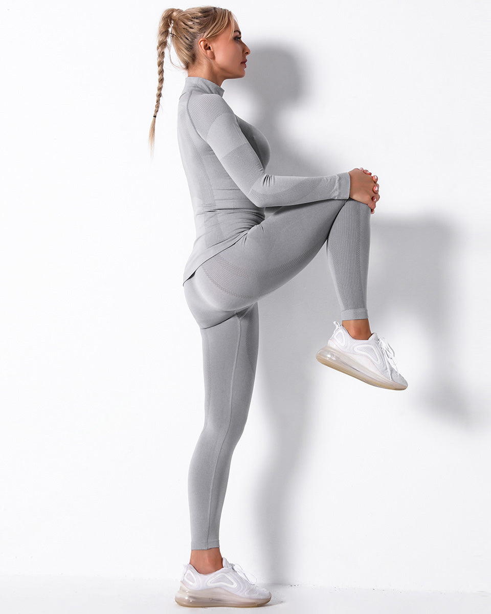 Leggings senza cuciture Wilder - Grigio chiaro