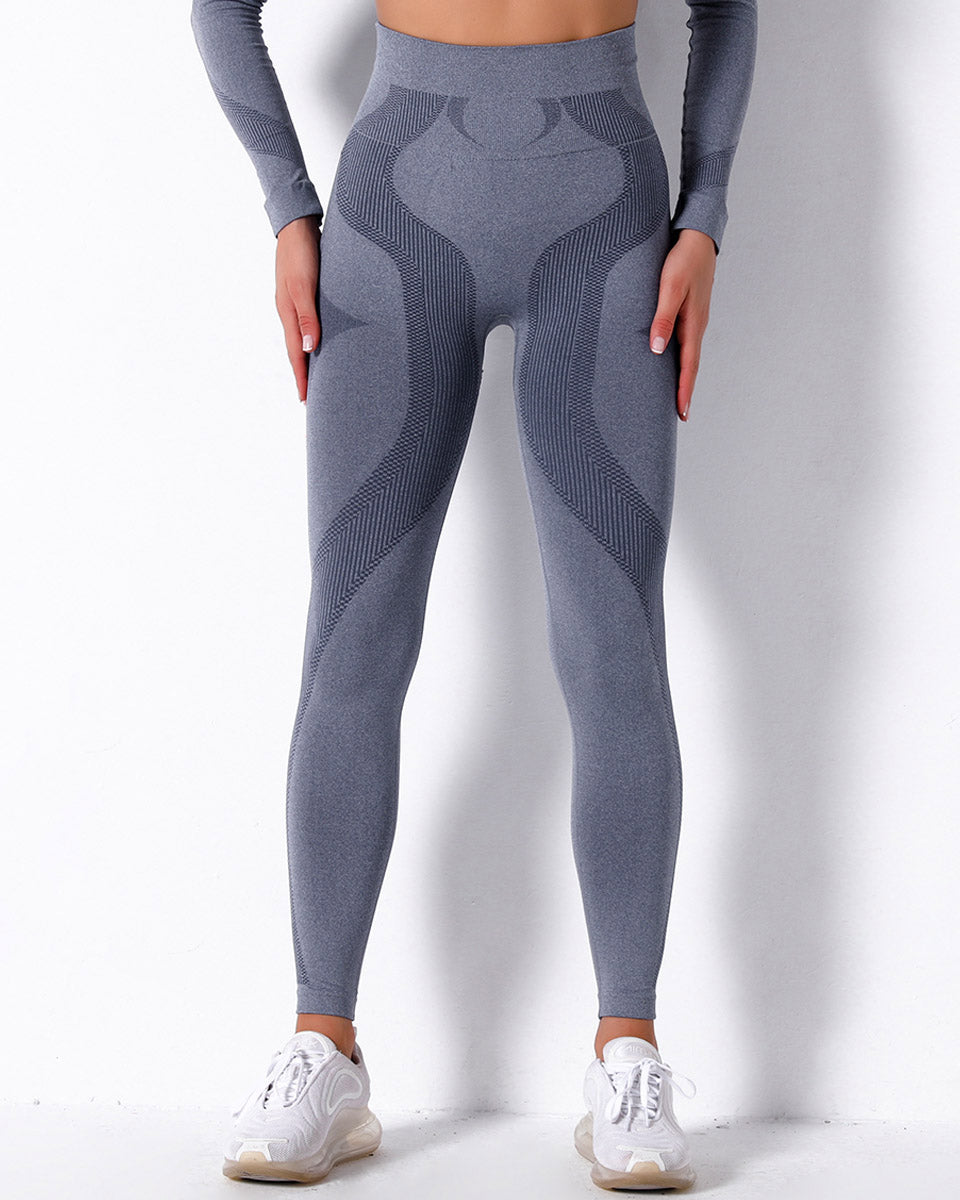 Leggings senza cuciture Wilder - Blu navy