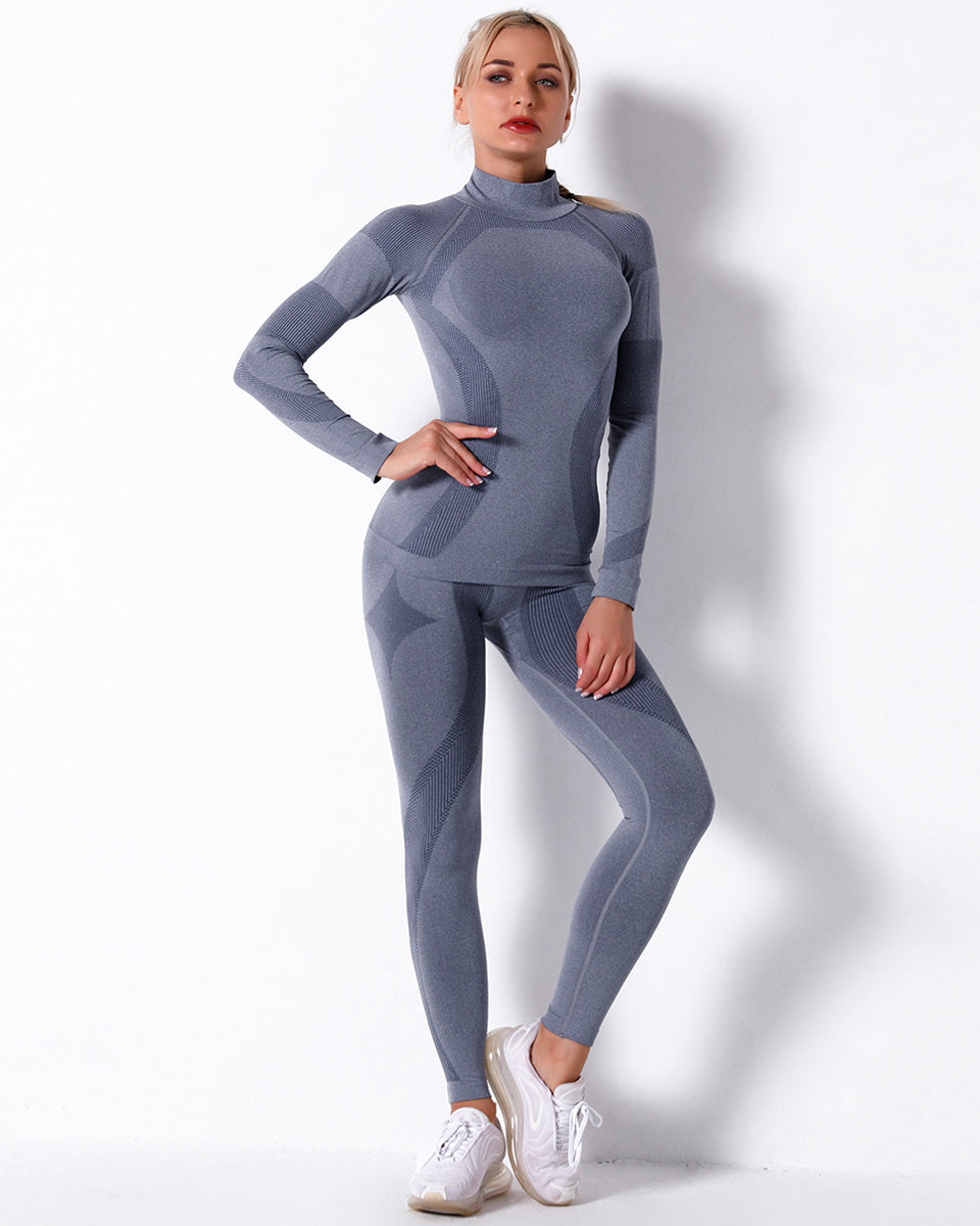 Leggings senza cuciture Wilder - Blu navy