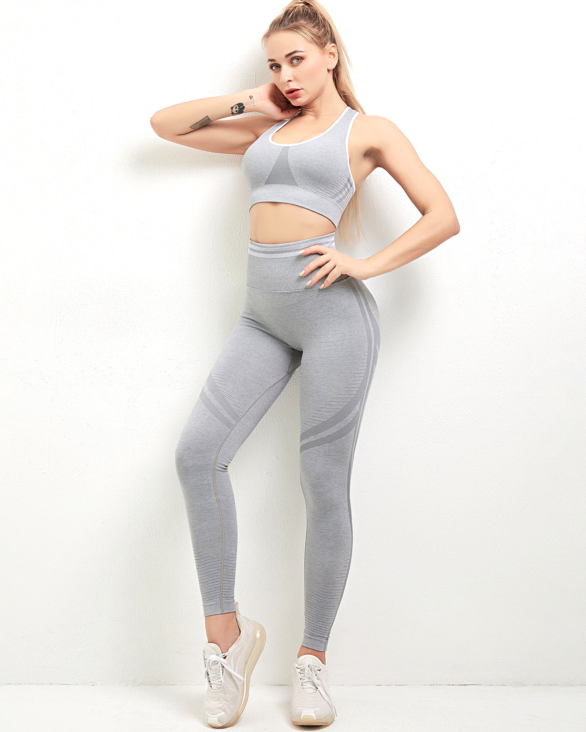 Leggings senza cuciture Willo Fox - Grigio