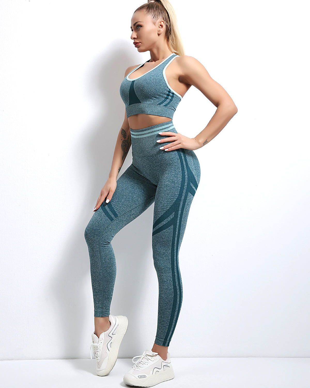 Leggings senza cuciture Willo Fox - Verde scuro