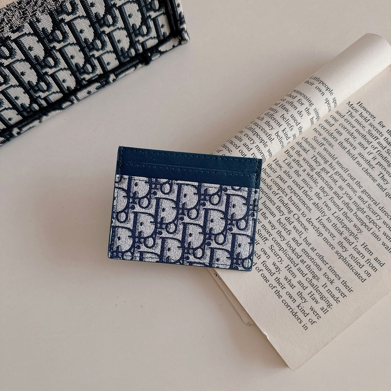 Porta carte in pelle alla moda