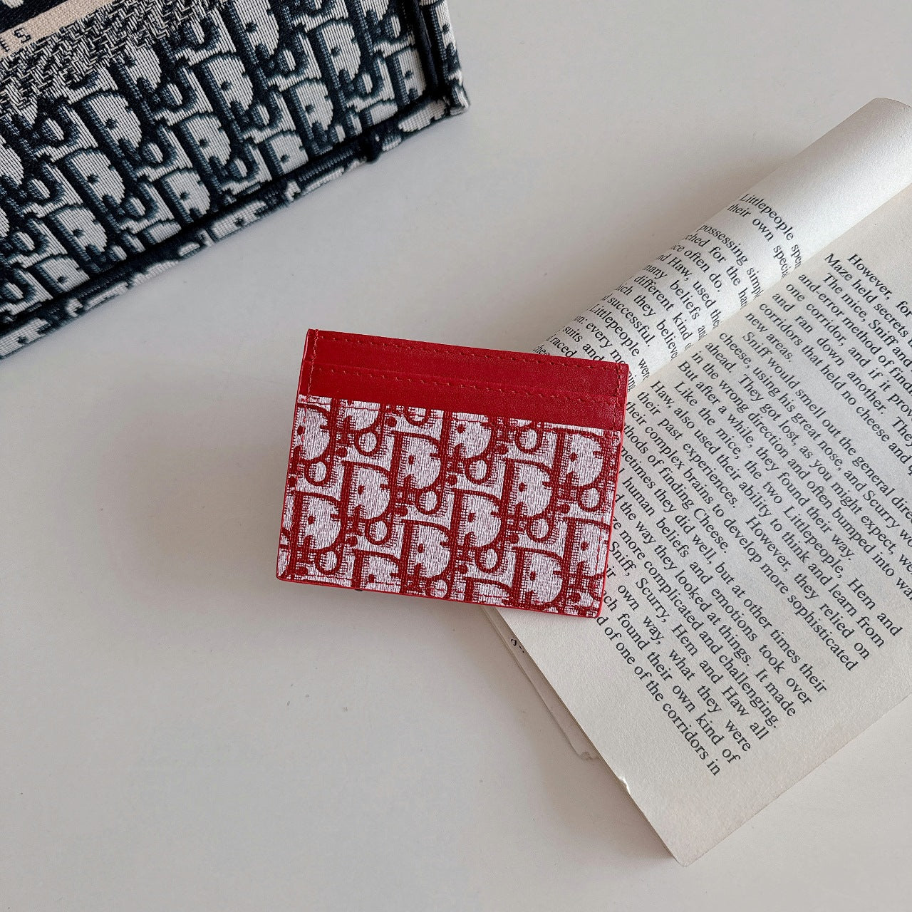 Porta carte in pelle alla moda