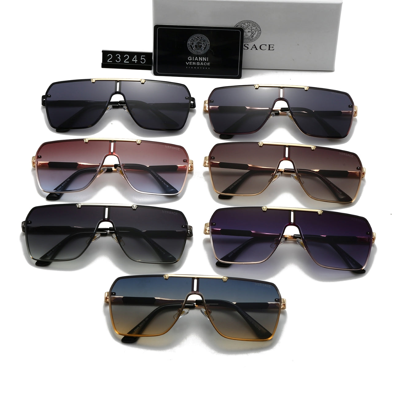 New Large Frame Lens Sunglasses