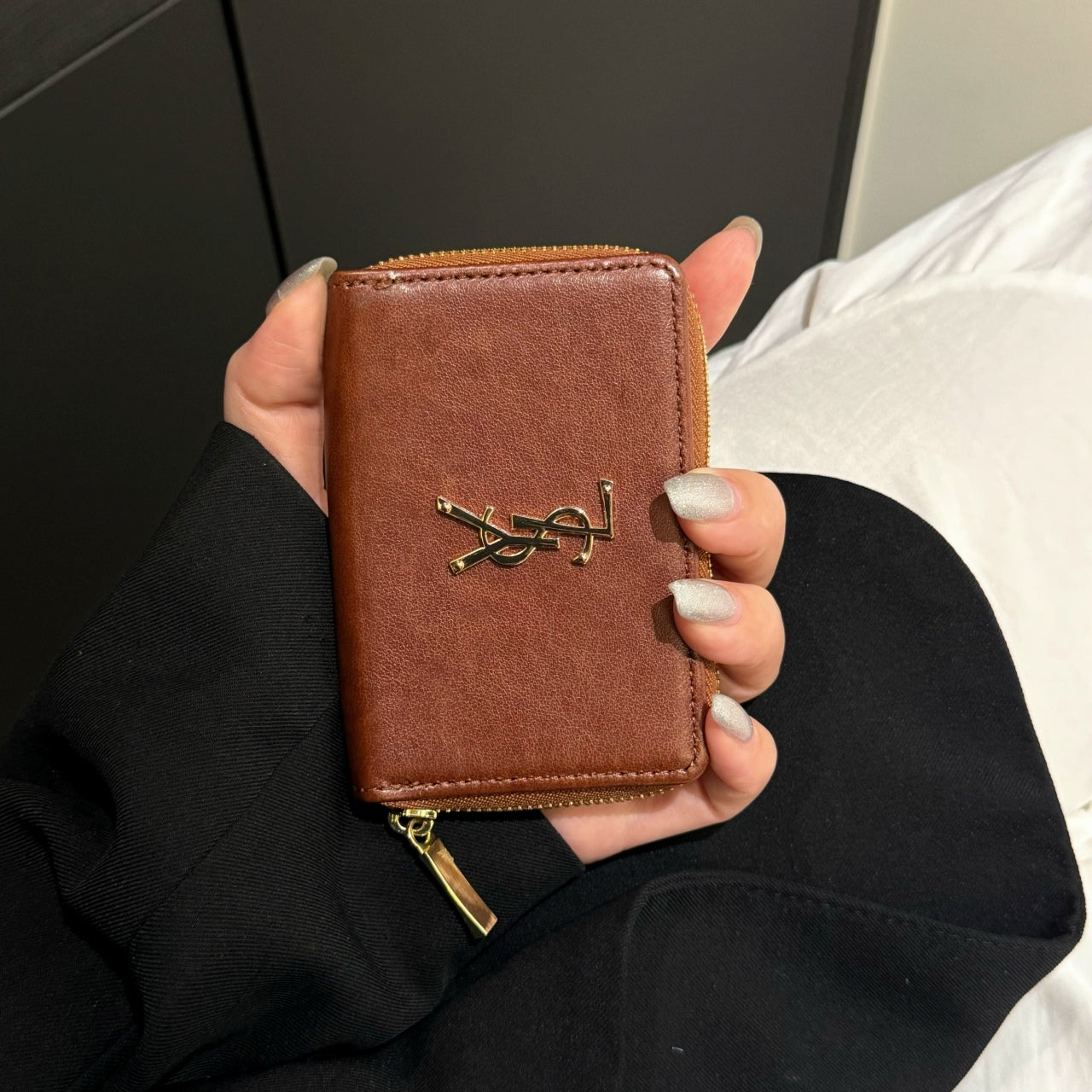 Porta carte con monete