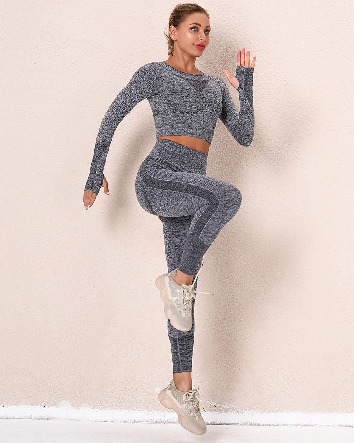 Xoco Hyperflex Seamless Leggings - Grey