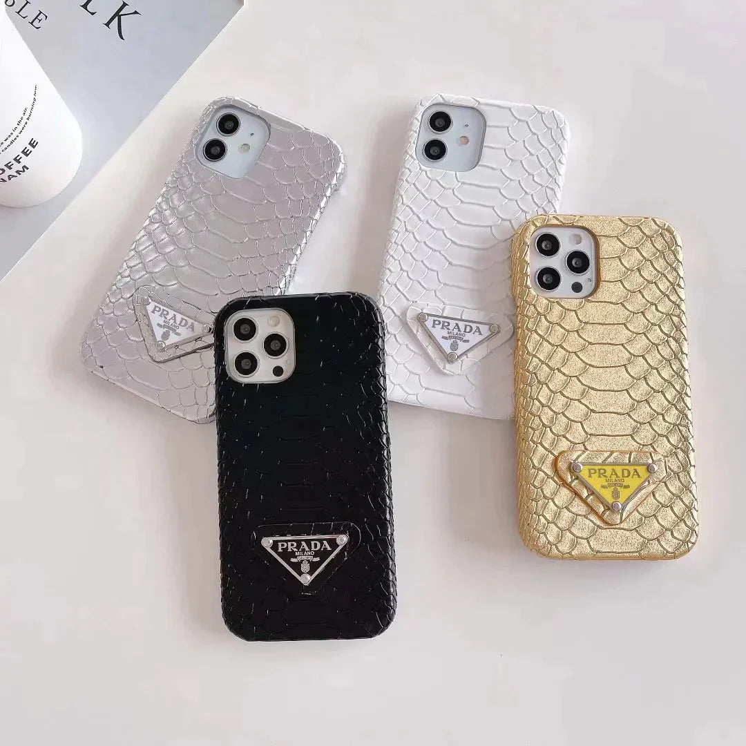 Custodia Galaxy in pelle di serpente per Samsung