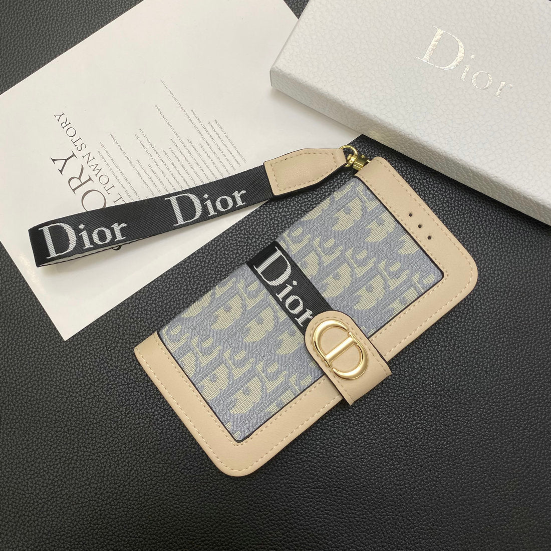 Custodia in pelle con chiusura a scatto per Samsung Galaxy 