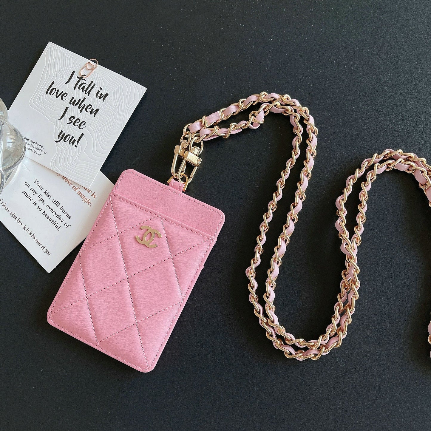 Metal Chain Bag Card Wallet