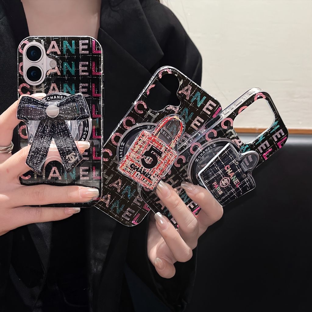 Custodia magnetica per telefono con borsa retrò per iPhone