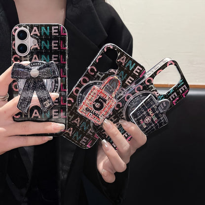 Custodia magnetica per telefono con borsa retrò per iPhone