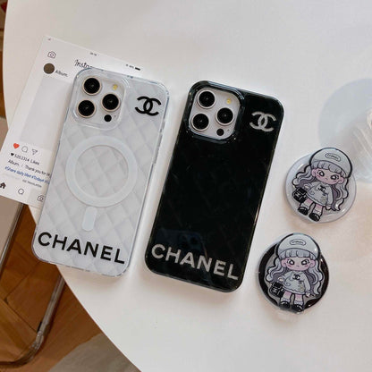 Custodia per telefono con supporto magnetico per ragazza per iPhone
