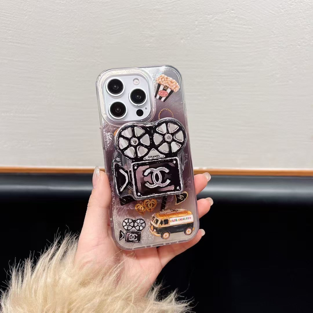 Cool Black Magnetic Phone Case For iPhone
