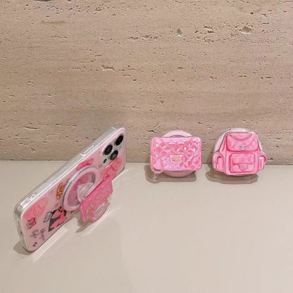 Pink Bags Magnetic Phone Case For iPhone