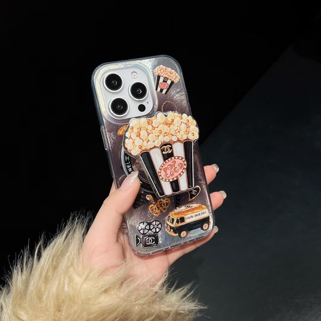 Cool Black Magnetic Phone Case For iPhone