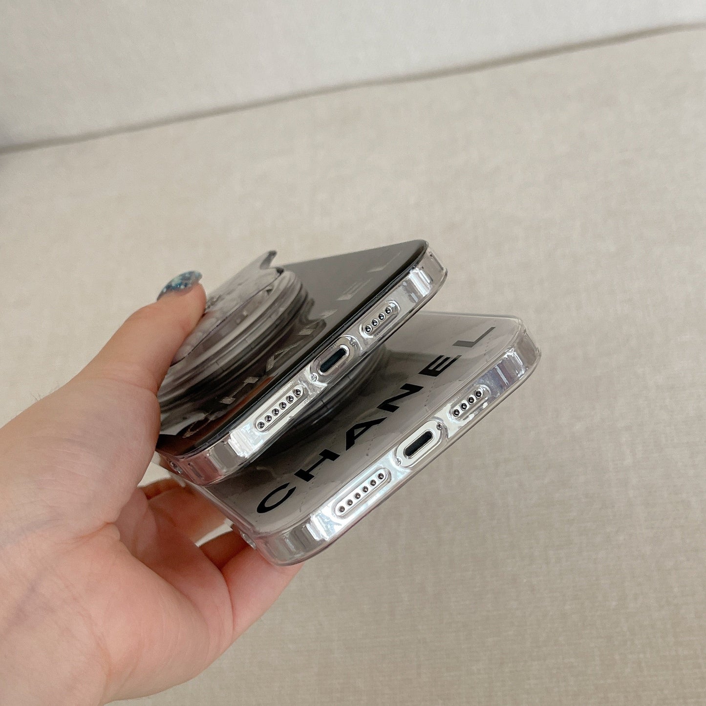 Custodia per telefono con supporto magnetico a forma di gatto per iPhone