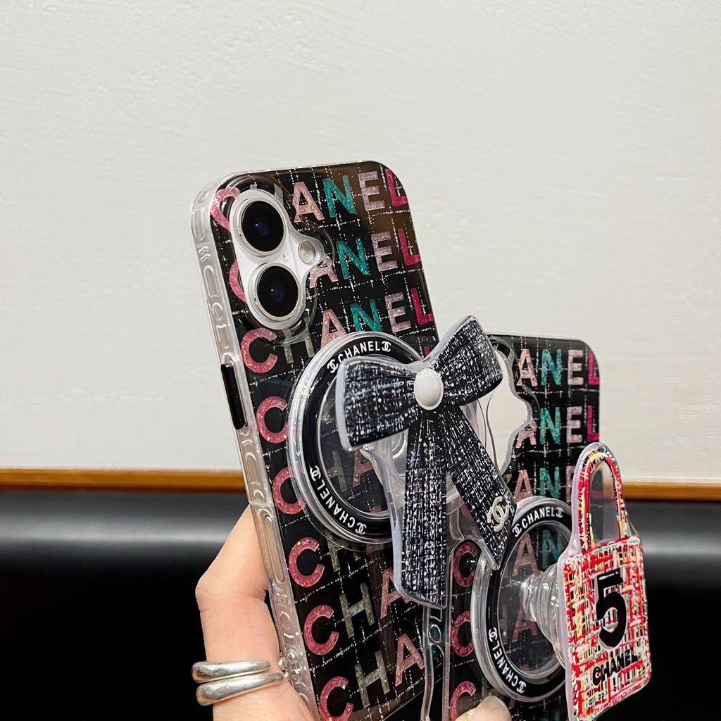 Custodia magnetica per telefono con borsa retrò per iPhone
