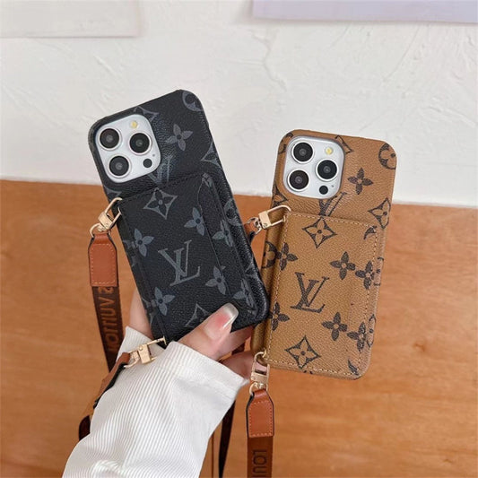 Wallet Leather Phone Case For iPhone