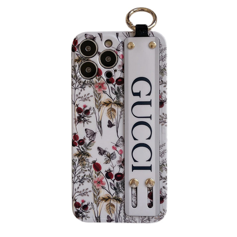 iPhone Case | Guc Flower Wristband Case - ERPOQ