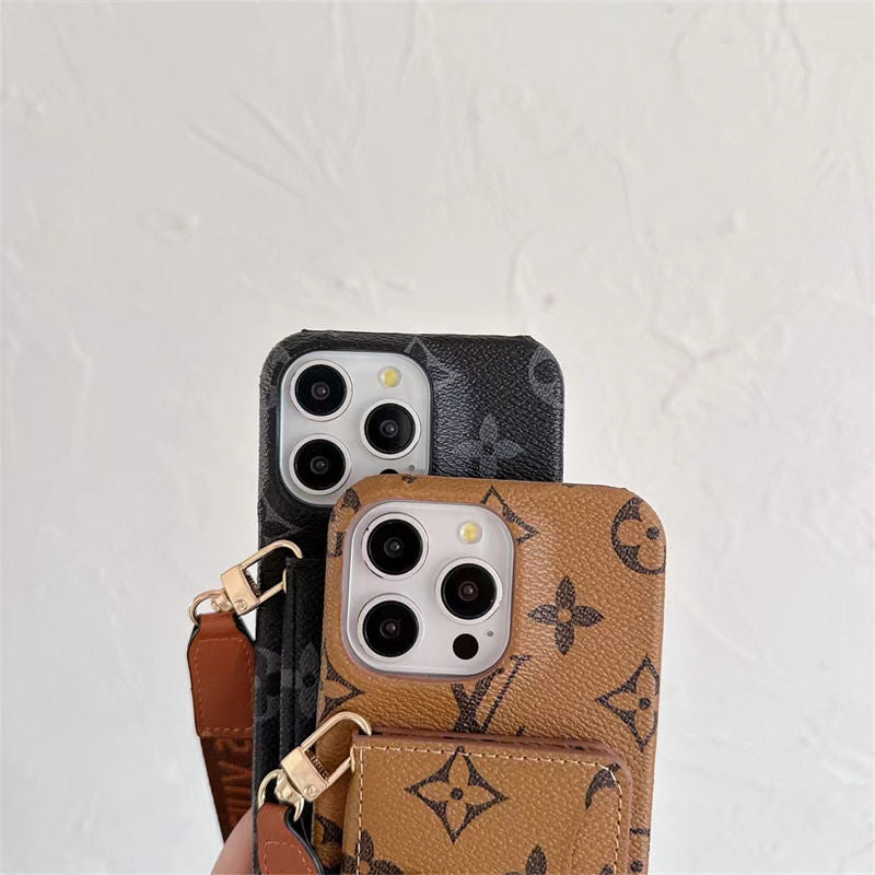 Wallet Leather Phone Case For iPhone