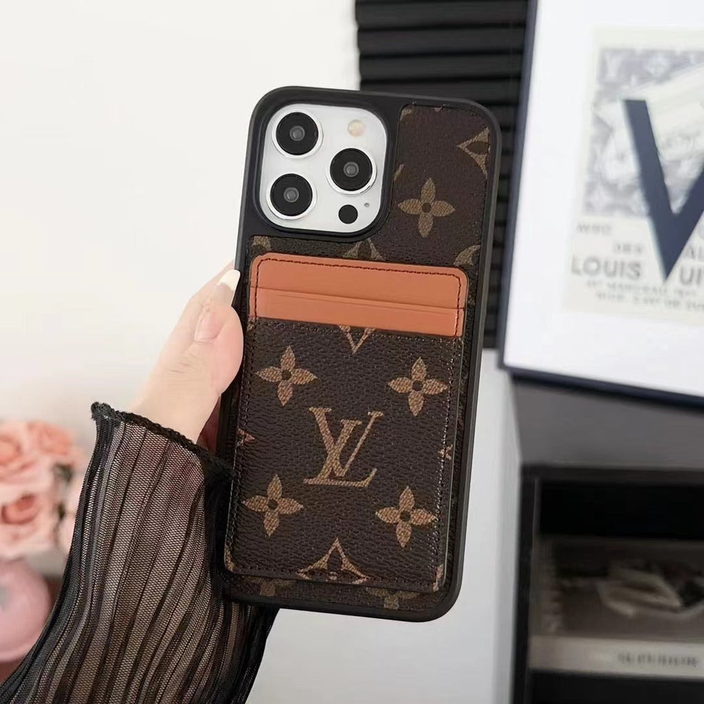 Bedruckte Handyhülle mit Kartenhalter für das iPhone