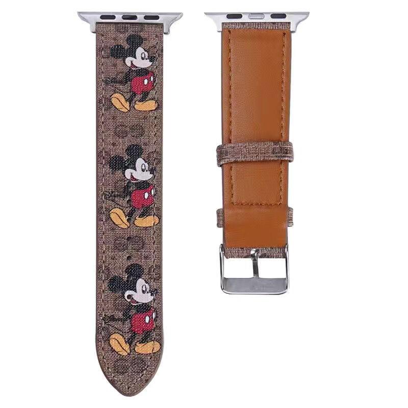 Fashion Mickey Print Watch Bands For Apple Watch - ERPOQ