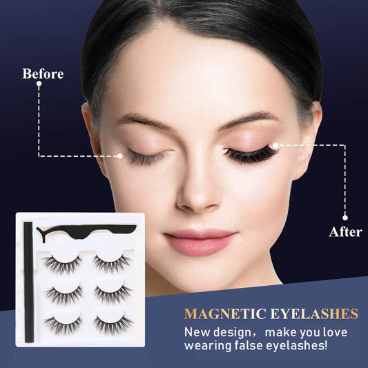 Self-Adhesive Eyeliner Eyelashes Set