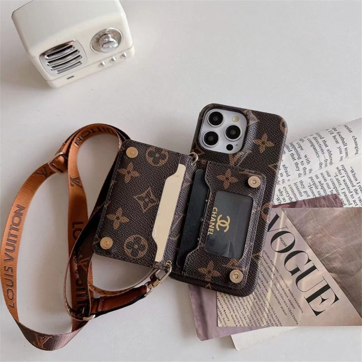 Wallet Leather Phone Case For iPhone