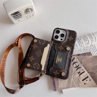 Wallet Leather Phone Case For iPhone