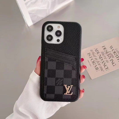 Black Card Phone Case For iPhone