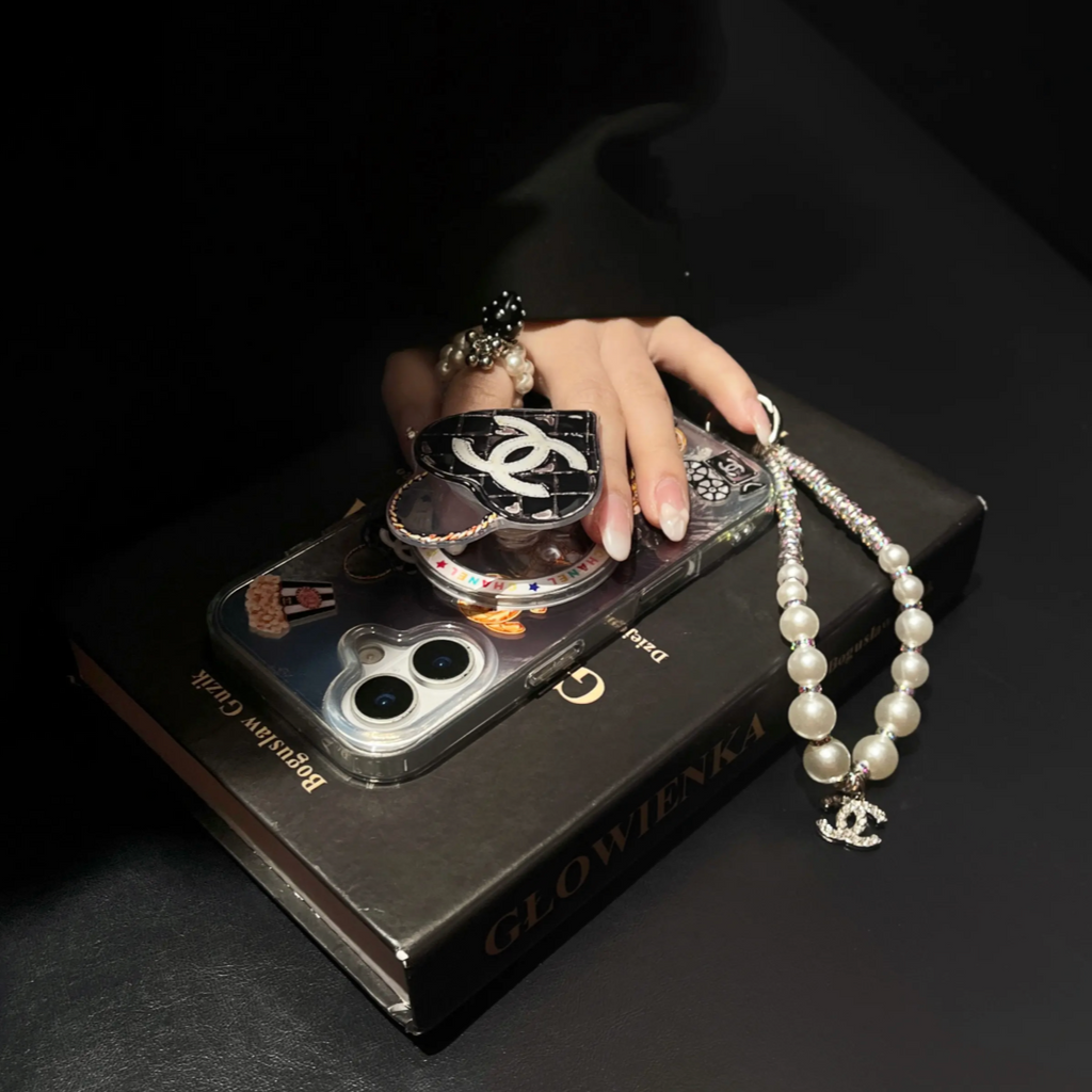 Fashion Heart Magnetic Holder Case For iPhone