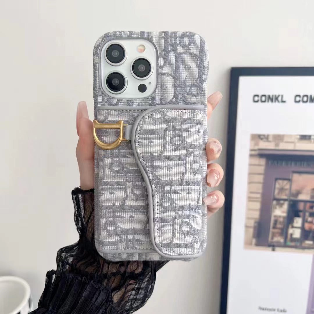 Grey Multicolor Phone Case For iPhone