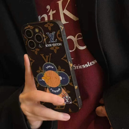 Custodia per telefono a forma di bambola girasole per iPhone