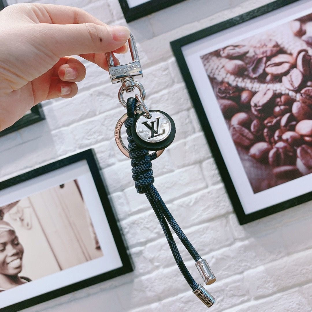 Stylish Black Rope Key Chain