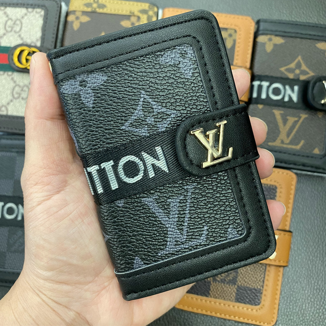 Leather High Quality Flip Card Wallet