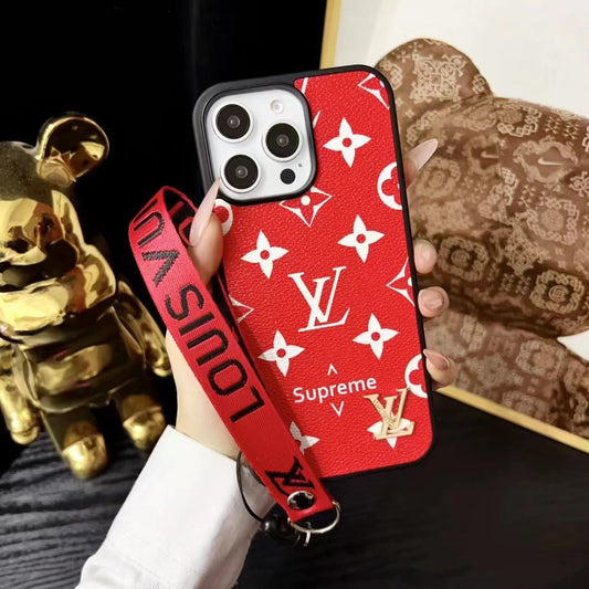 Custodia per telefono con texture alla moda per iPhone