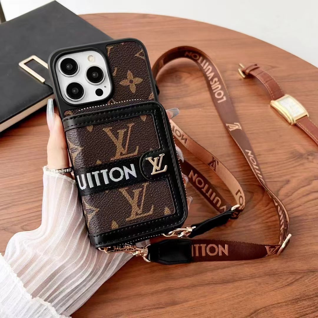 Fashion Chain Wallet Phone Case For iPhone