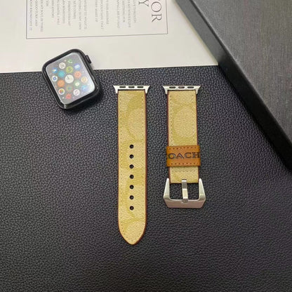 Coffee Leather Apple Watch Straps