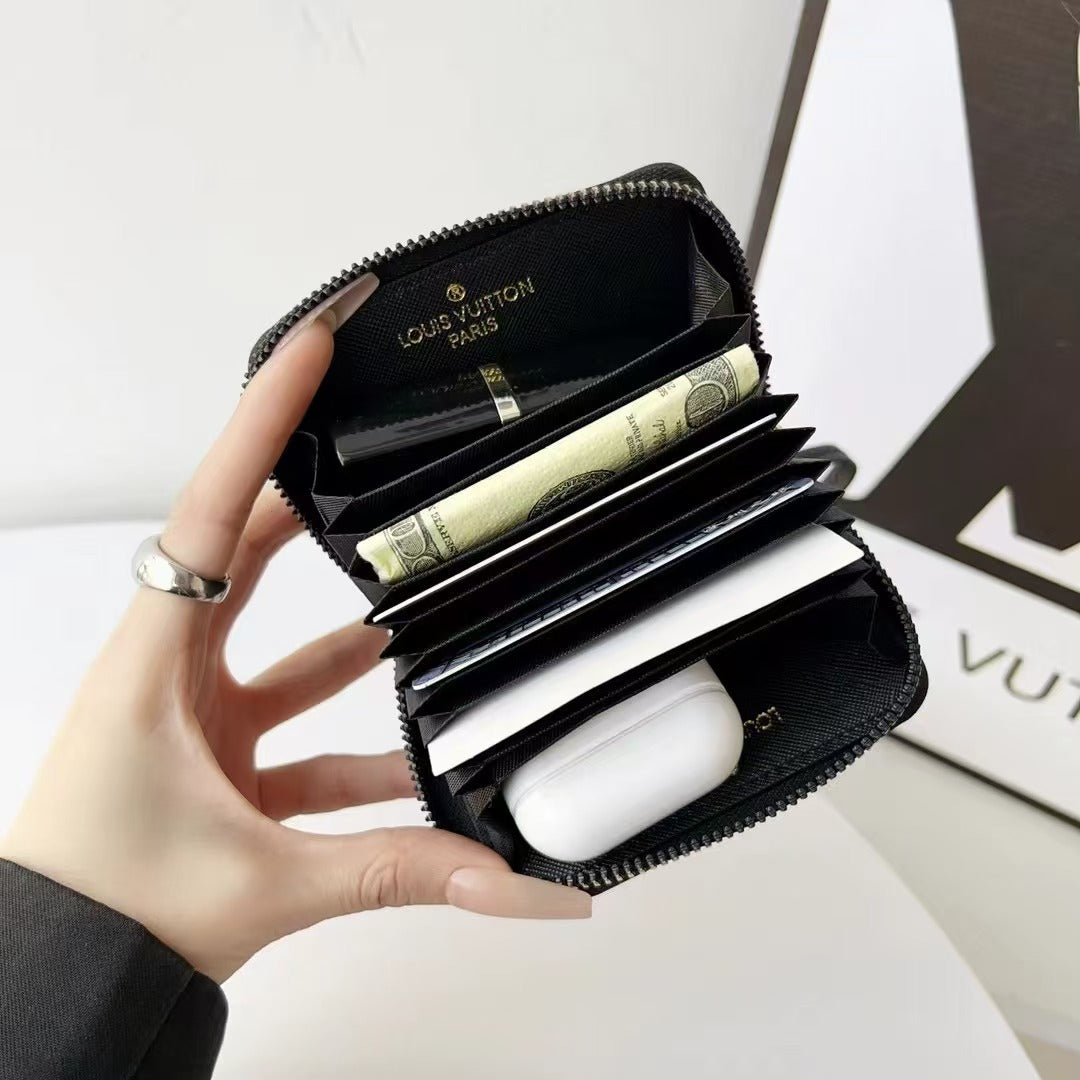 Multiple Levels Strap Card Wallet