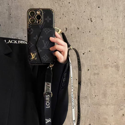 Custodia per telefono con cinturino alla moda e divertente per iPhone