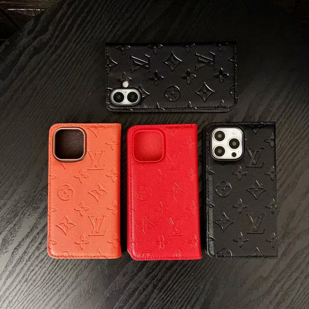 Full Trendy Leather Phone Case For iPhone