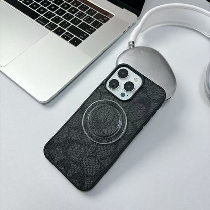 Texture Holder MagSafe Phone Case For iPhone