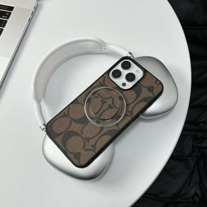 Texture Holder MagSafe Phone Case For iPhone