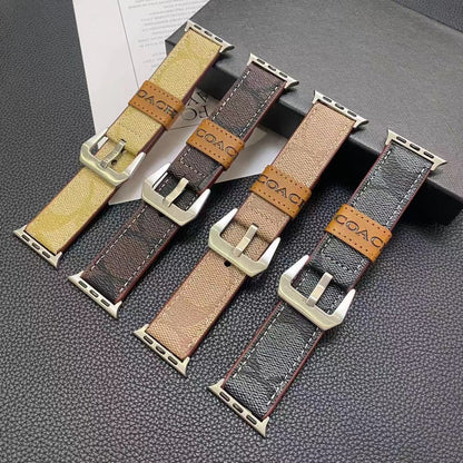 Coffee Leather Apple Watch Straps